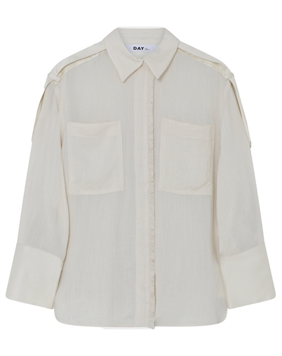 Day Birger et Mikkelsen - Norma Contrast Linen Hemd - Jet Stream